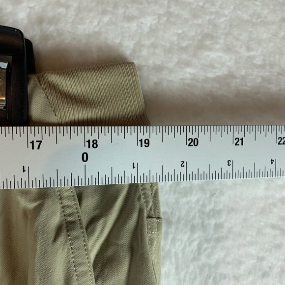 The‎ North Face Jogger Pants Women's 1X Twill Beige Stretch Elastic Waist 7526 - Picture 10 of 10